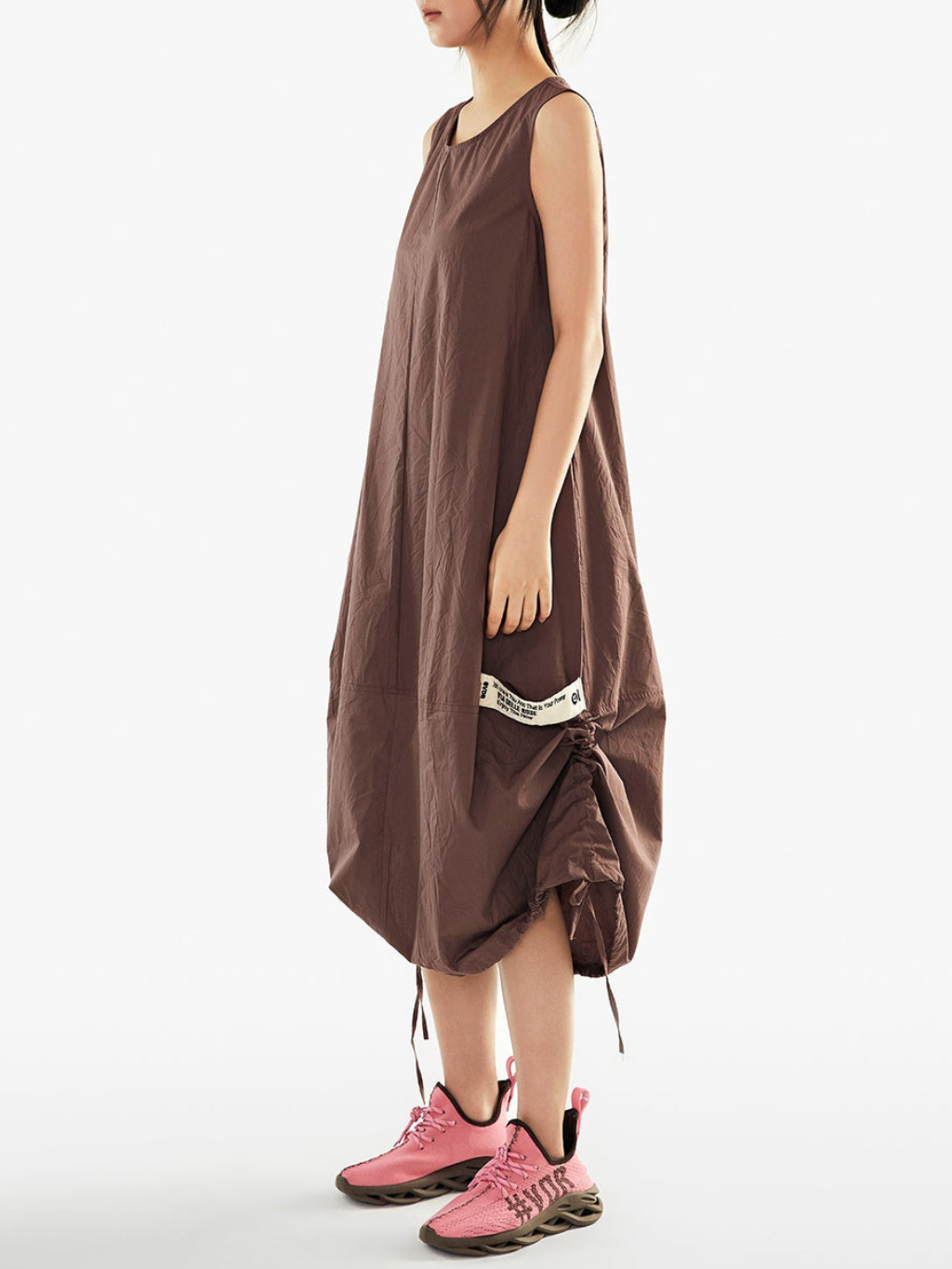 #VDR Choco Brown šaty Veľkosť: S