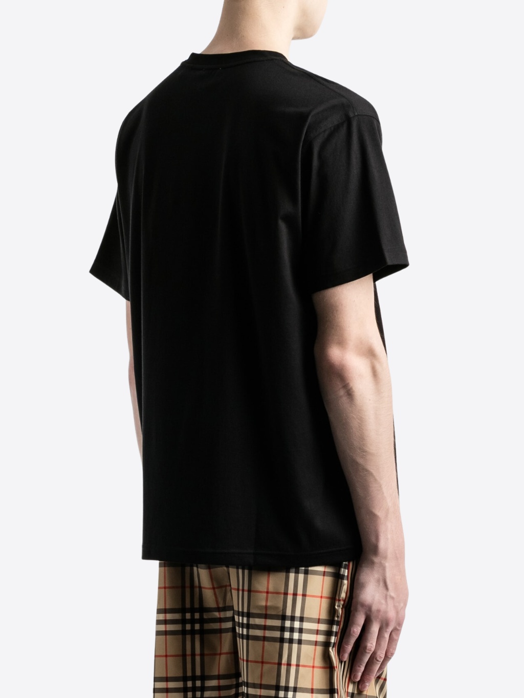 BURBERRY Globe Black tričko Veľkosť: XS – Obrázok 4