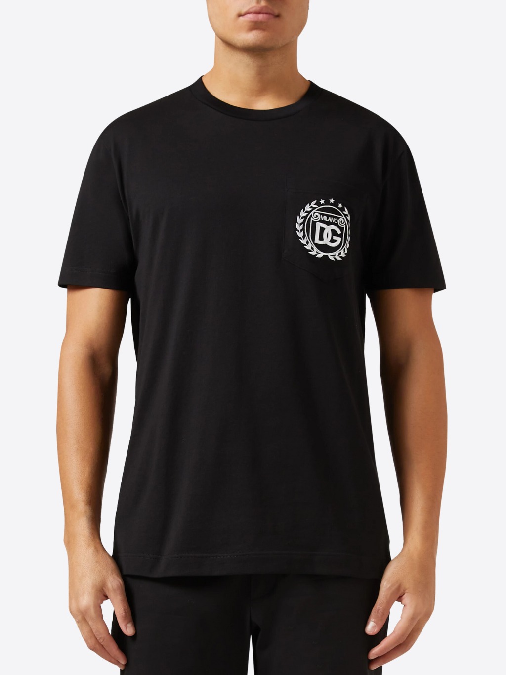 DOLCE & GABBANA Milano Black tričko Veľkosť: XXL