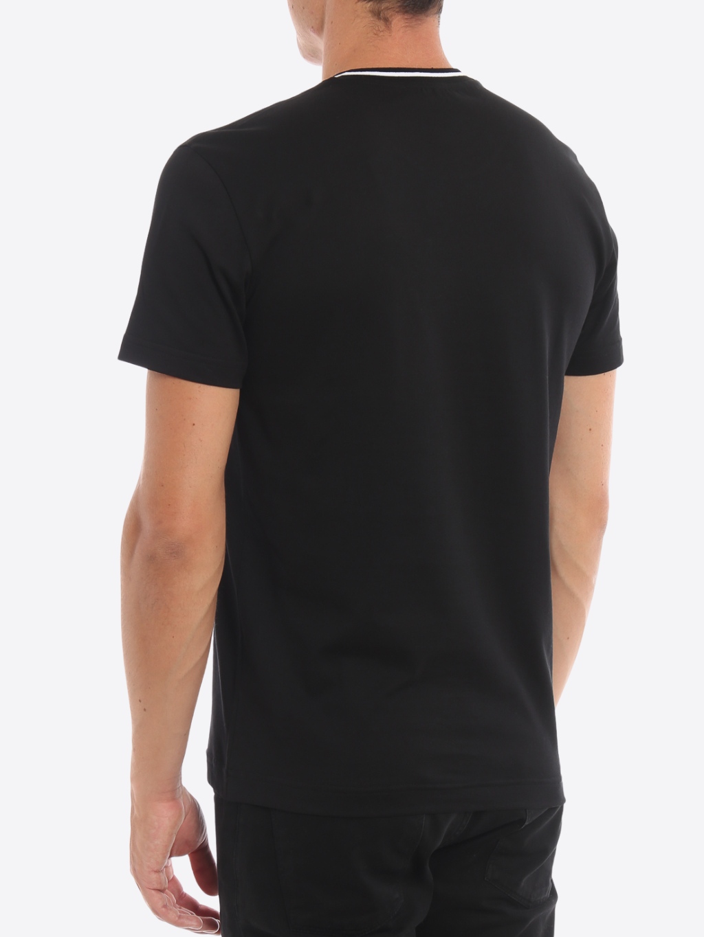 DOLCE & GABBANA Heart Embroidered Black tričko Veľkosť: XXL – Obrázok 3