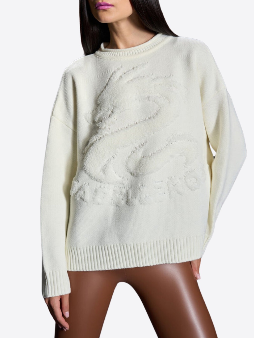 #VDR Dragon White sveter Veľkosť: S