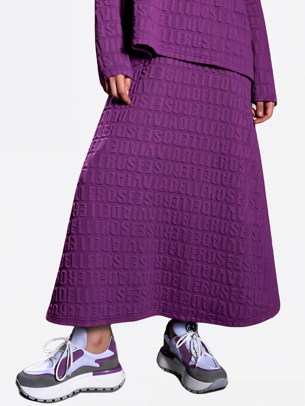 #VDR Embe Purple sukňa Veľkosť: L