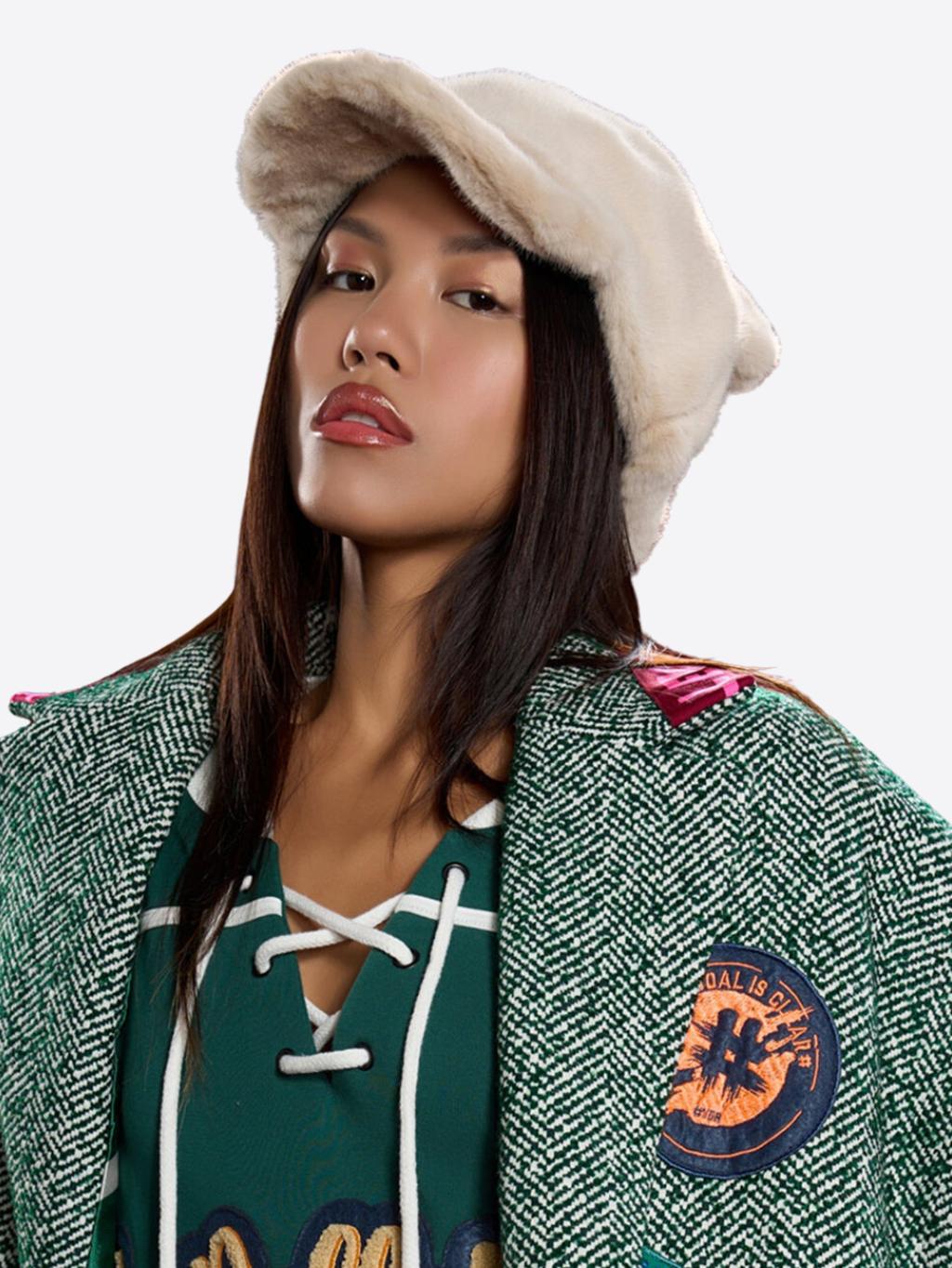 #VDR Hear Beige čiapka Veľkosť: Univerzálna