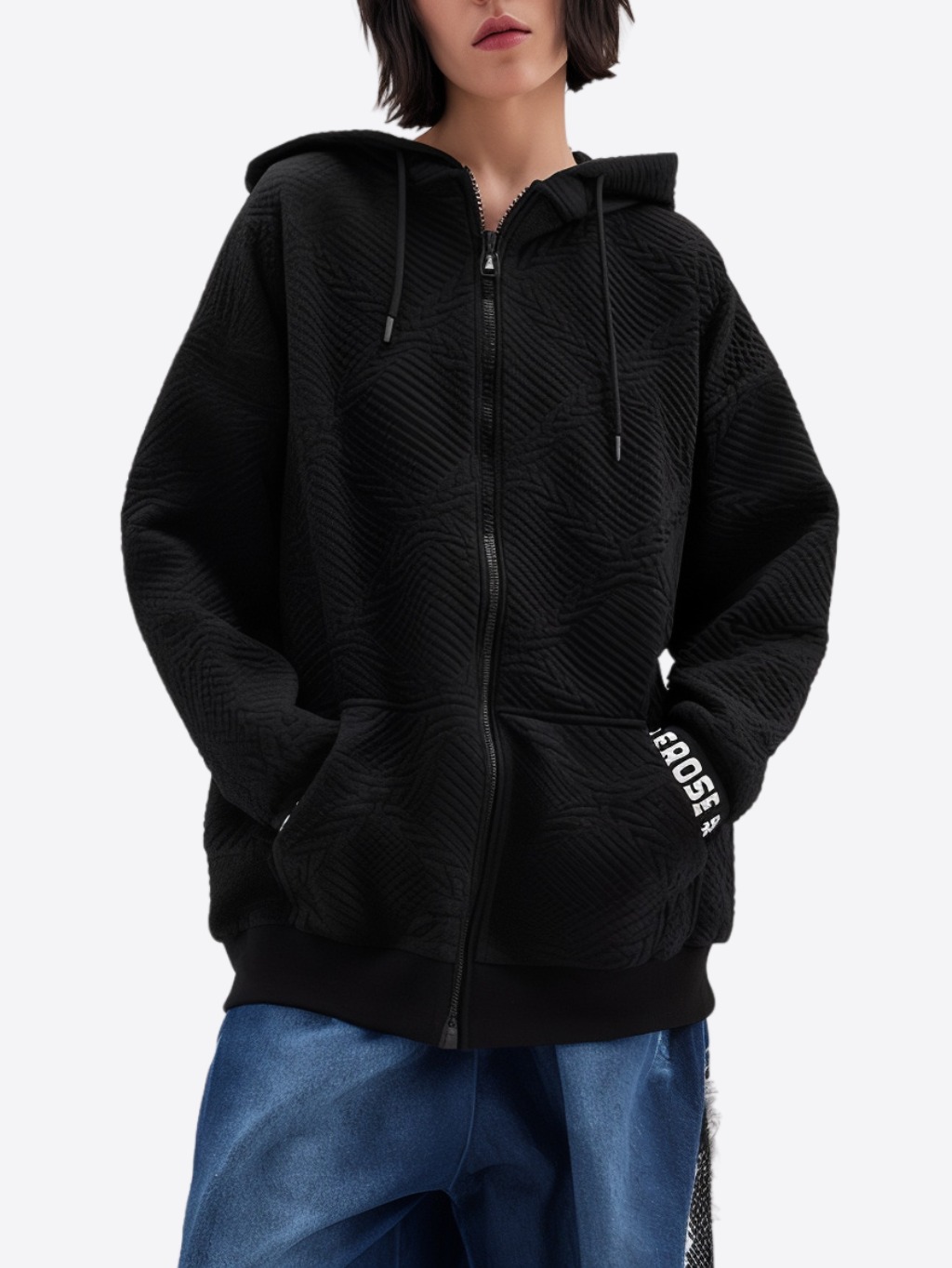 #VDR Zip Black mikina Veľkosť: L – Obrázok 4