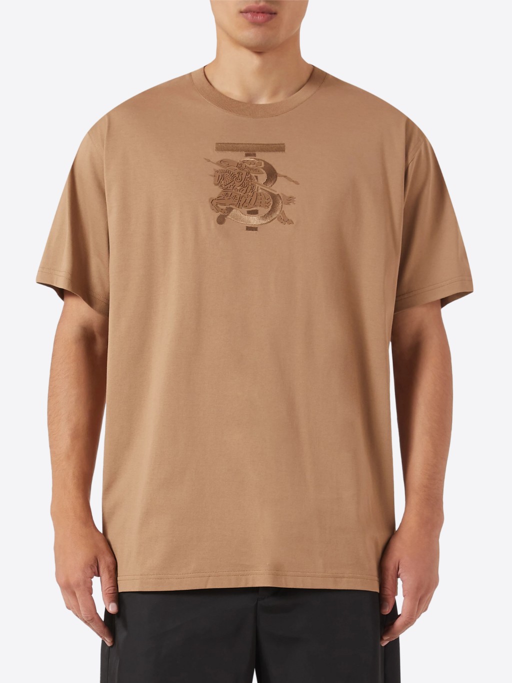 BURBERRY Tristan Camel tričko Veľkosť: S