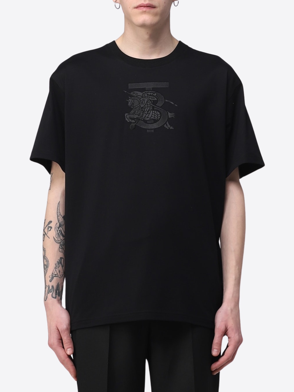 BURBERRY Tristan Black tričko Veľkosť: M