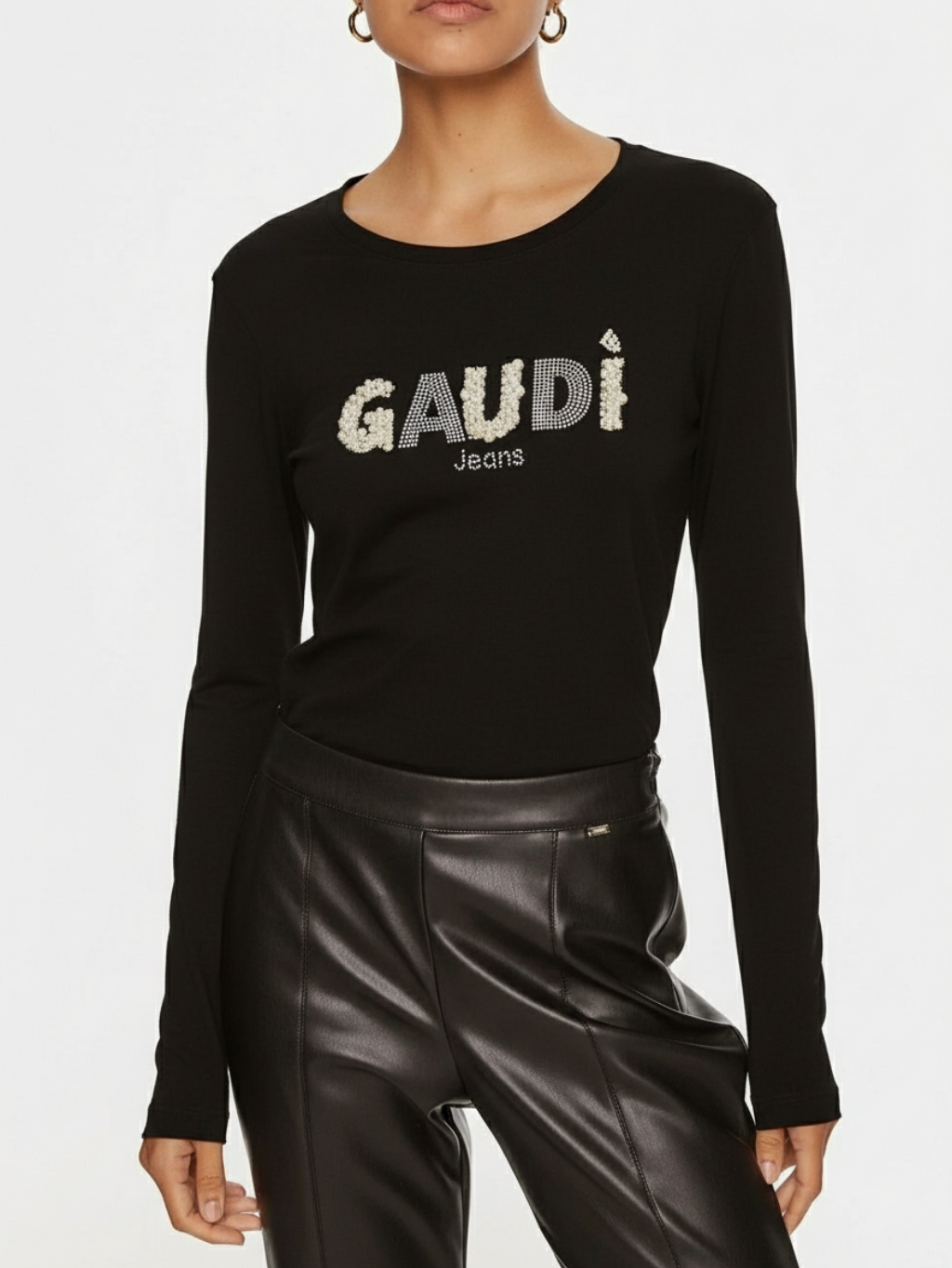 GAUDI Detailed Logo Black tričko Veľkosť: L