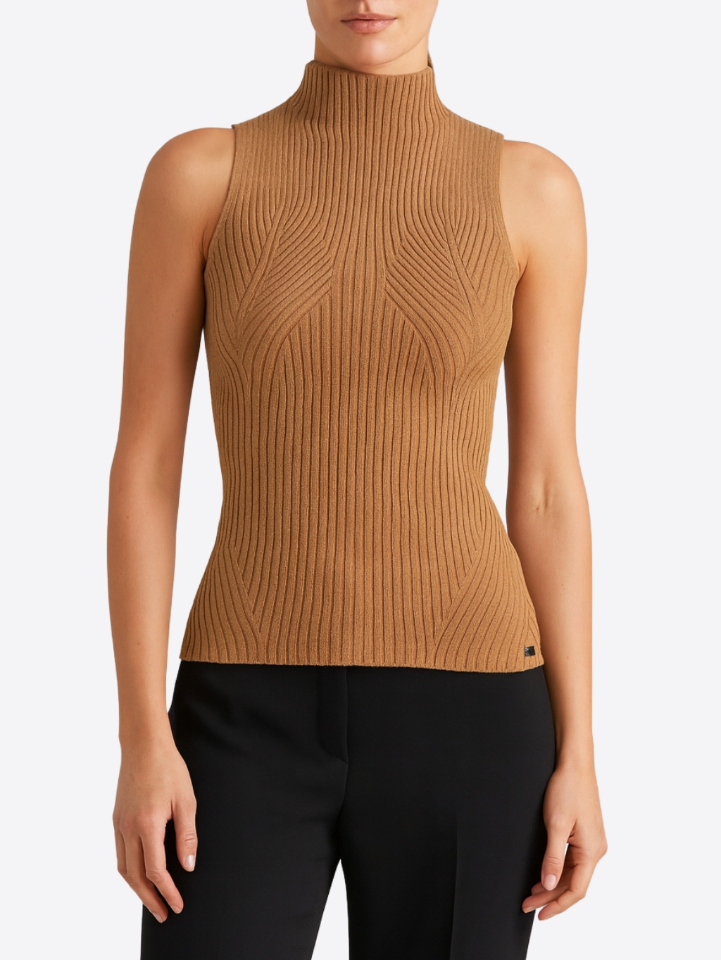 GAUDI Ribbed Brown rolák Veľkosť: L