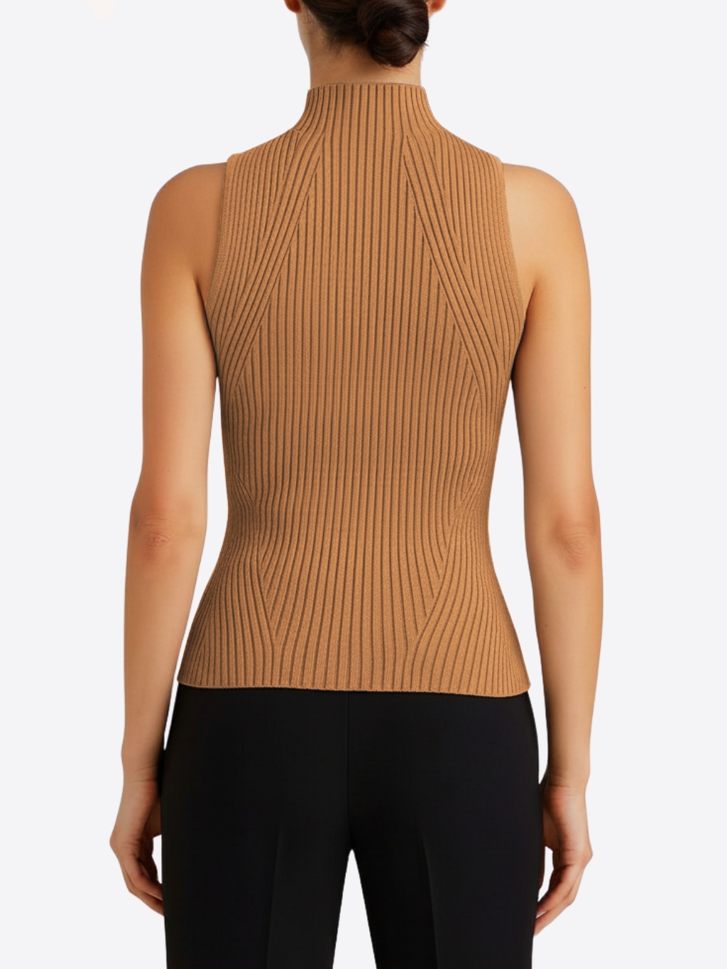 GAUDI Ribbed Brown rolák Veľkosť: XL – Obrázok 3