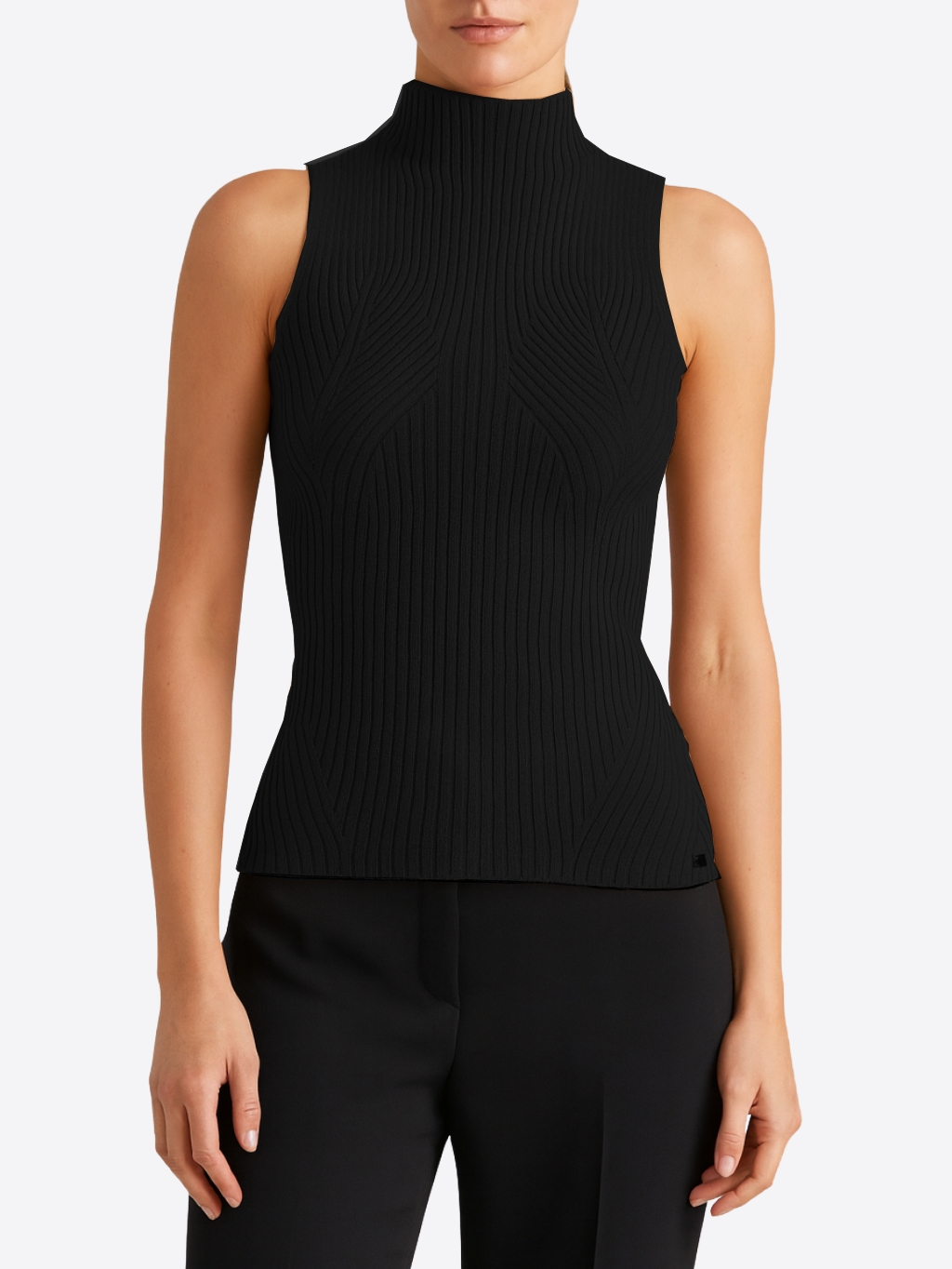 GAUDI Ribbed Black rolák Veľkosť: L