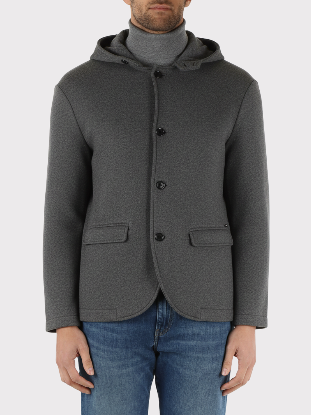 GAUDI Logo Melange sveter Veľkosť: L