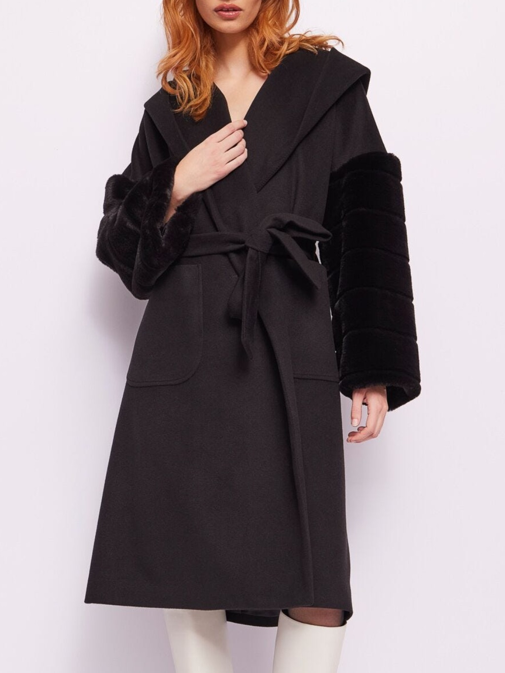 GAUDI Dainty Black kabát Veľkosť: S