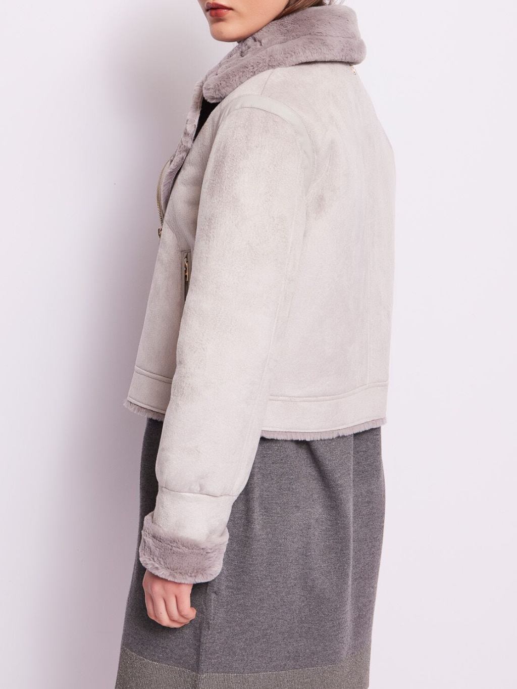 GAUDI Soft Grey bunda Veľkosť: XXS – Obrázok 4