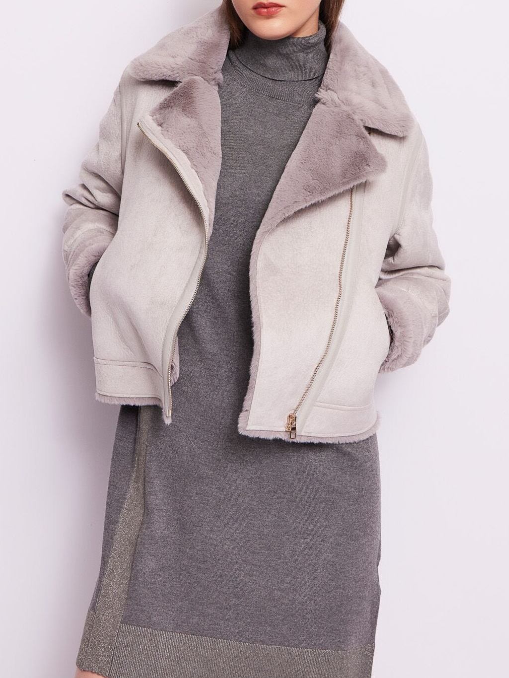 GAUDI Soft Grey bunda Veľkosť: XXS – Obrázok 5