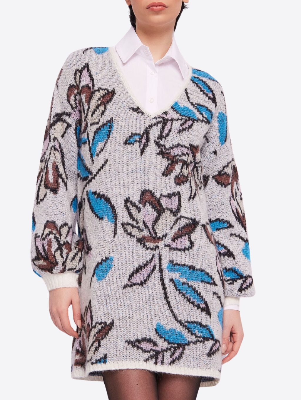 GAUDI Floral Melange šaty Veľkosť: L