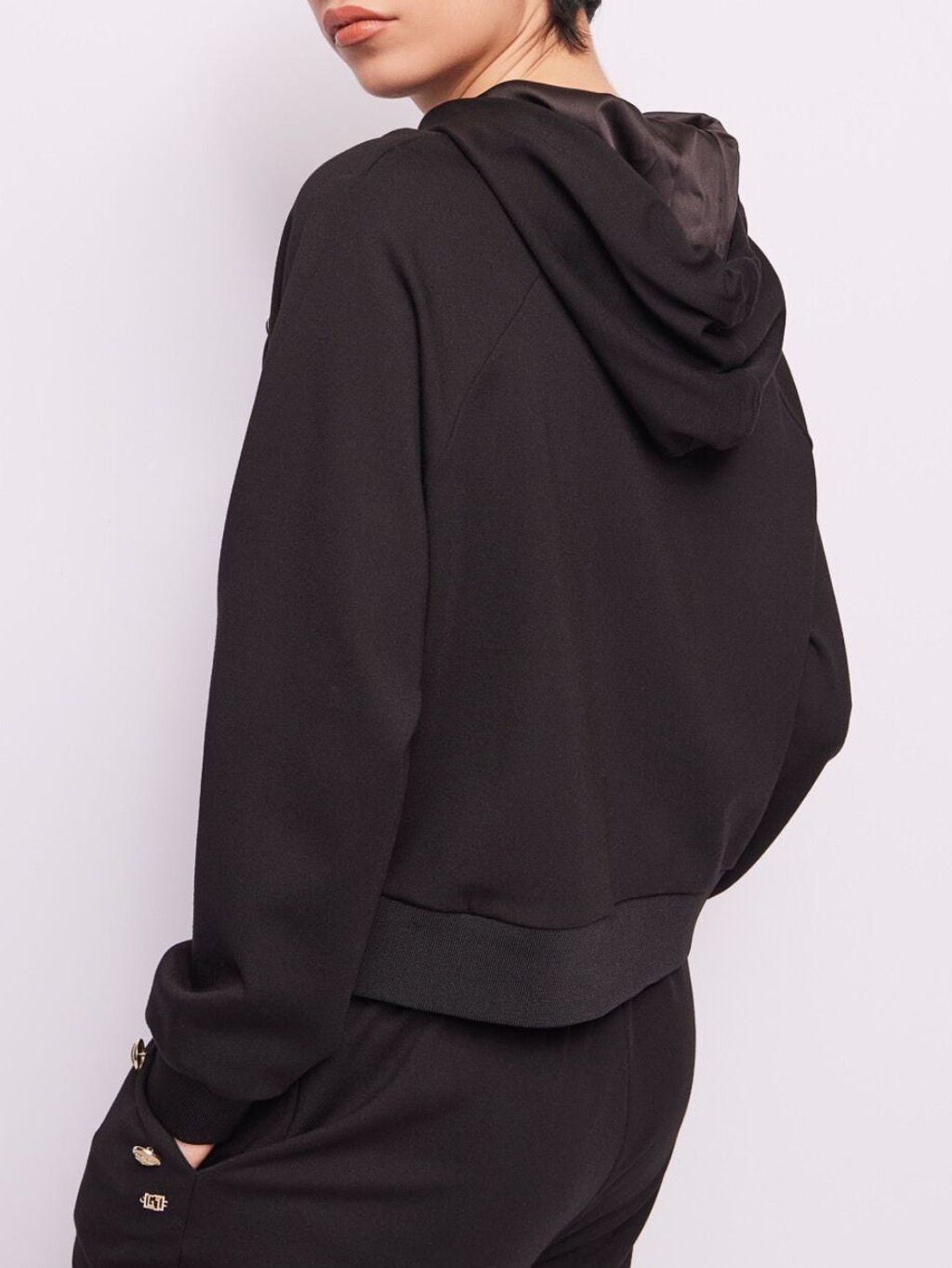 GAUDI Buttons Black mikina Veľkosť: M