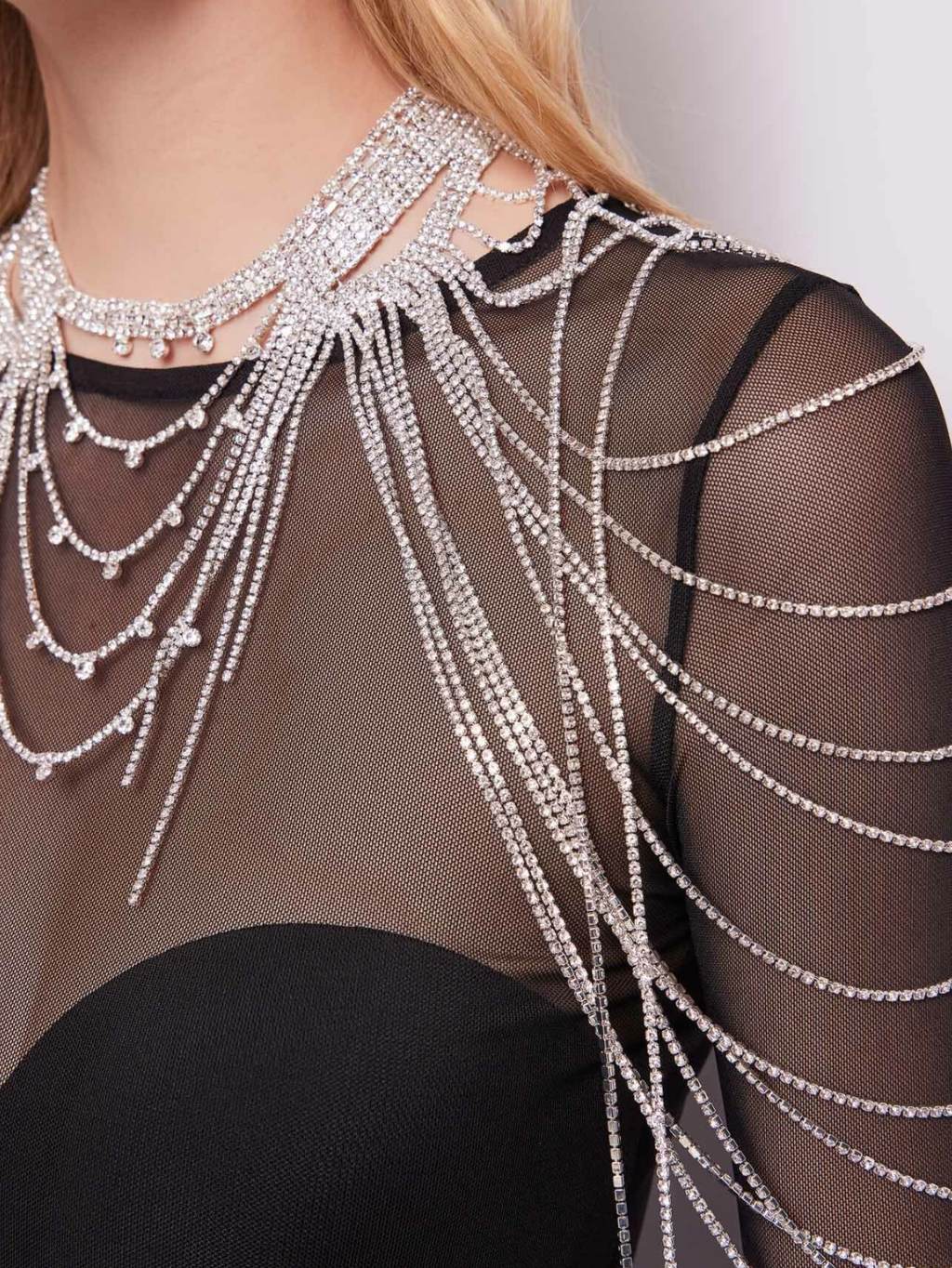 GAUDI Tulle Black top Veľkosť: M – Obrázok 3