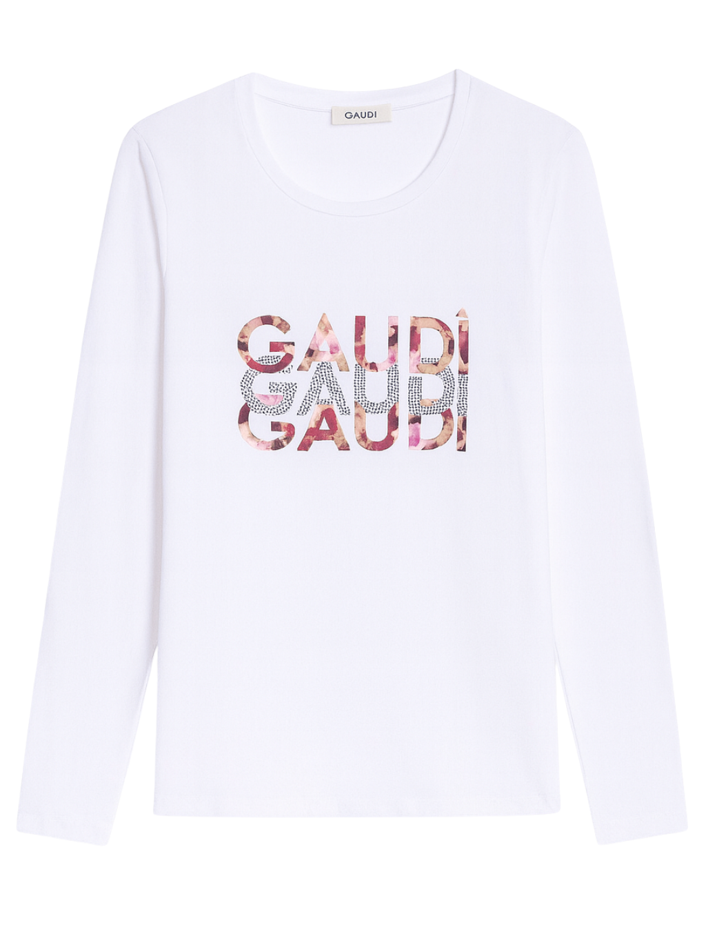 GAUDI Petals White tričko M