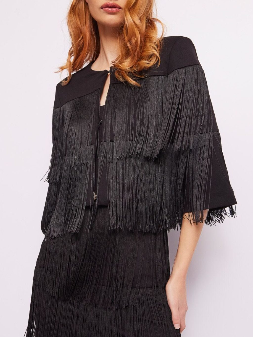 GAUDI Fringed Black sako S