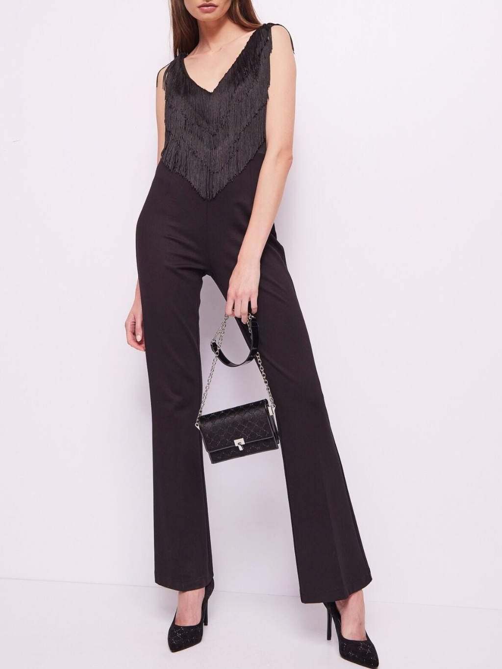 GAUDI Fringed Black overal  S