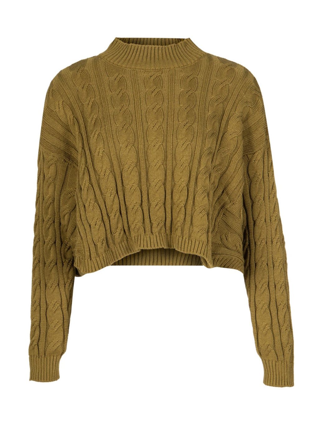 #VDR Detail Osma Olive sveter M
