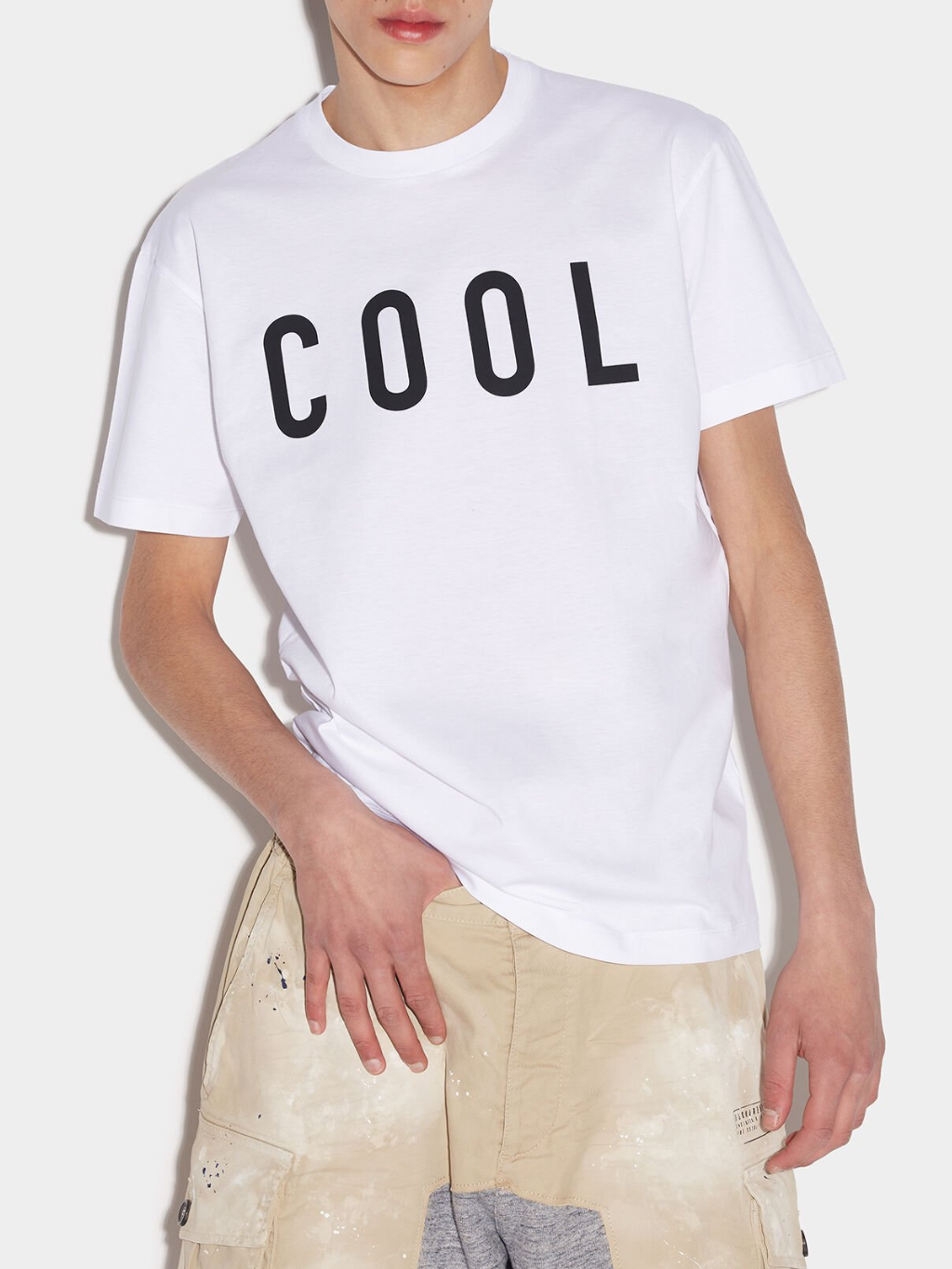 DSQUARED2 Cool White tričko Veľkosť: L – Obrázok 2