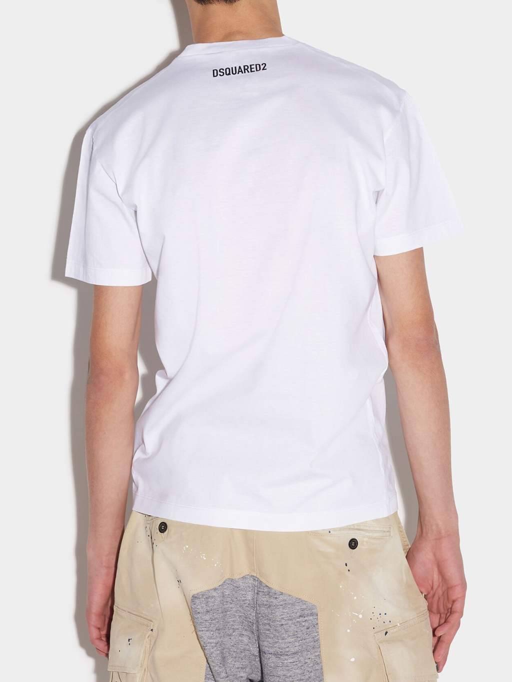 DSQUARED2 Cool White tričko Veľkosť: L – Obrázok 3