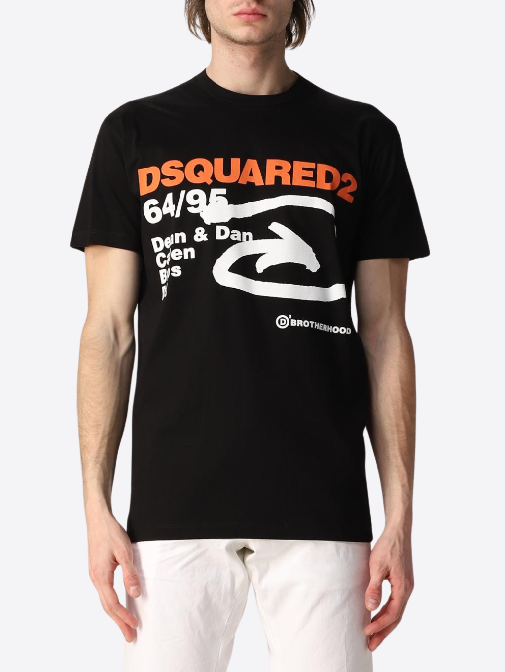DSQUARED2 Brotherhood Black tričko Veľkosť: M
