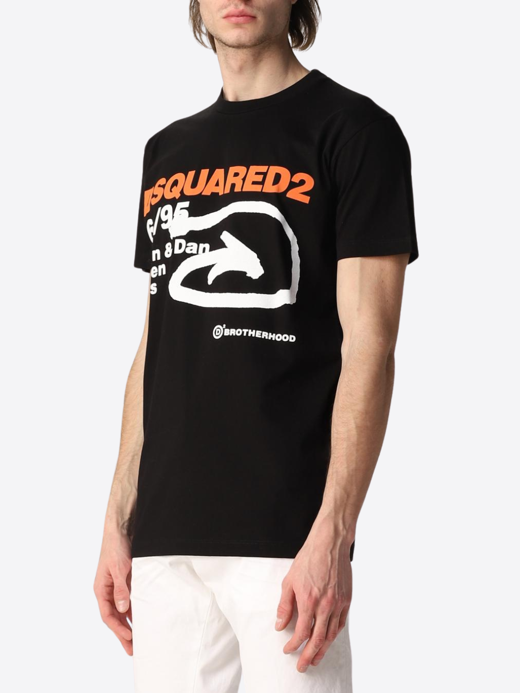 DSQUARED2 Brotherhood Black tričko Veľkosť: M – Obrázok 3