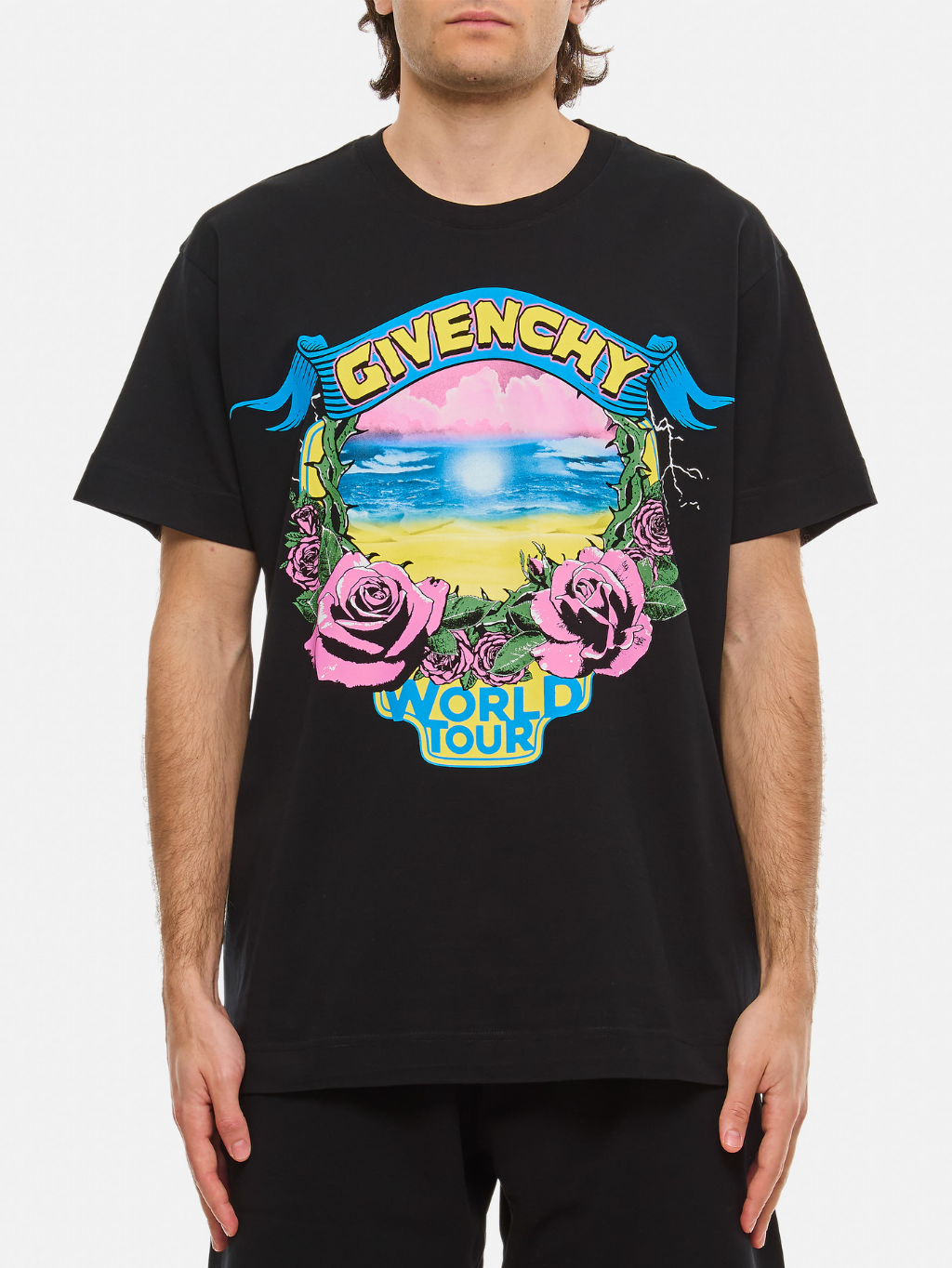 GIVENCHY World Tour Black tričko Veľkosť: S