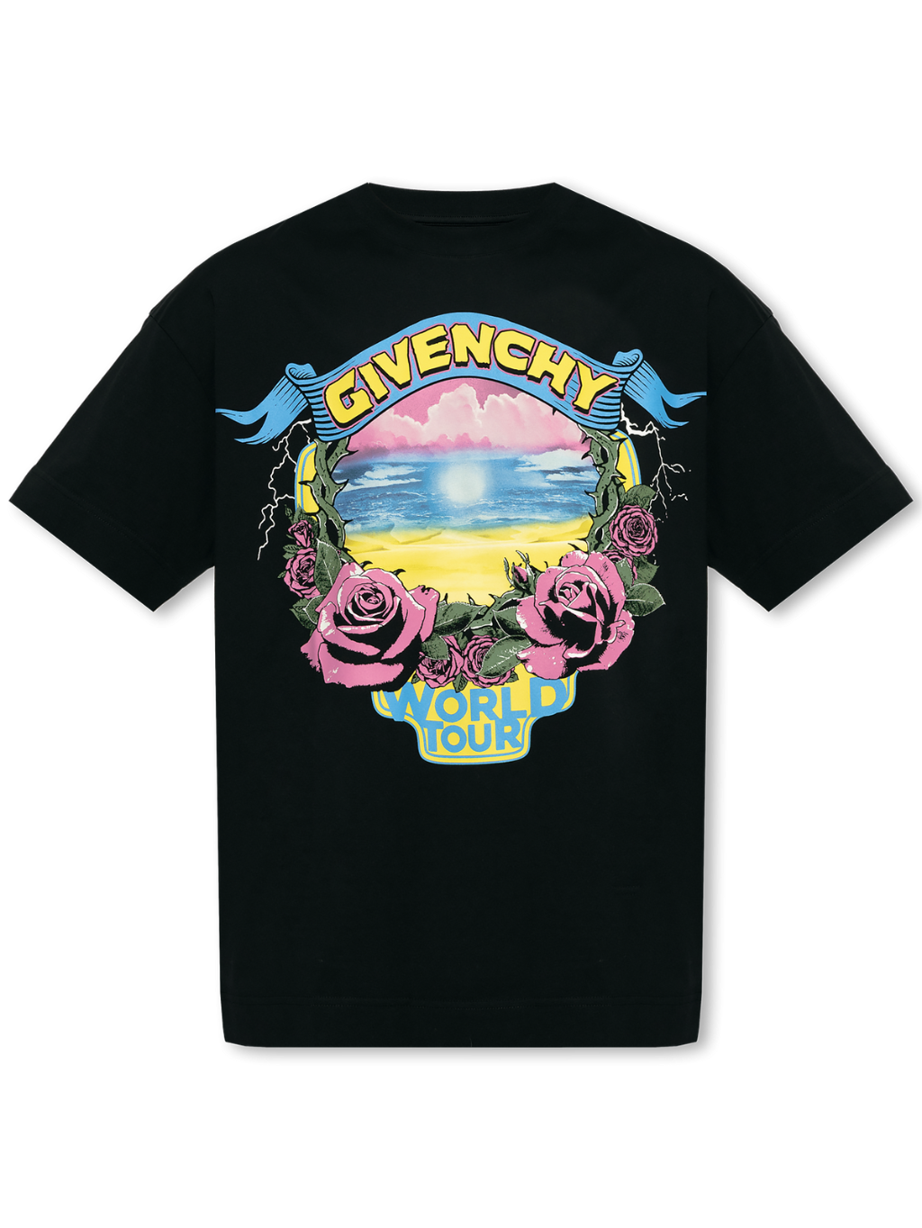 GIVENCHY World Tour Black tričko S