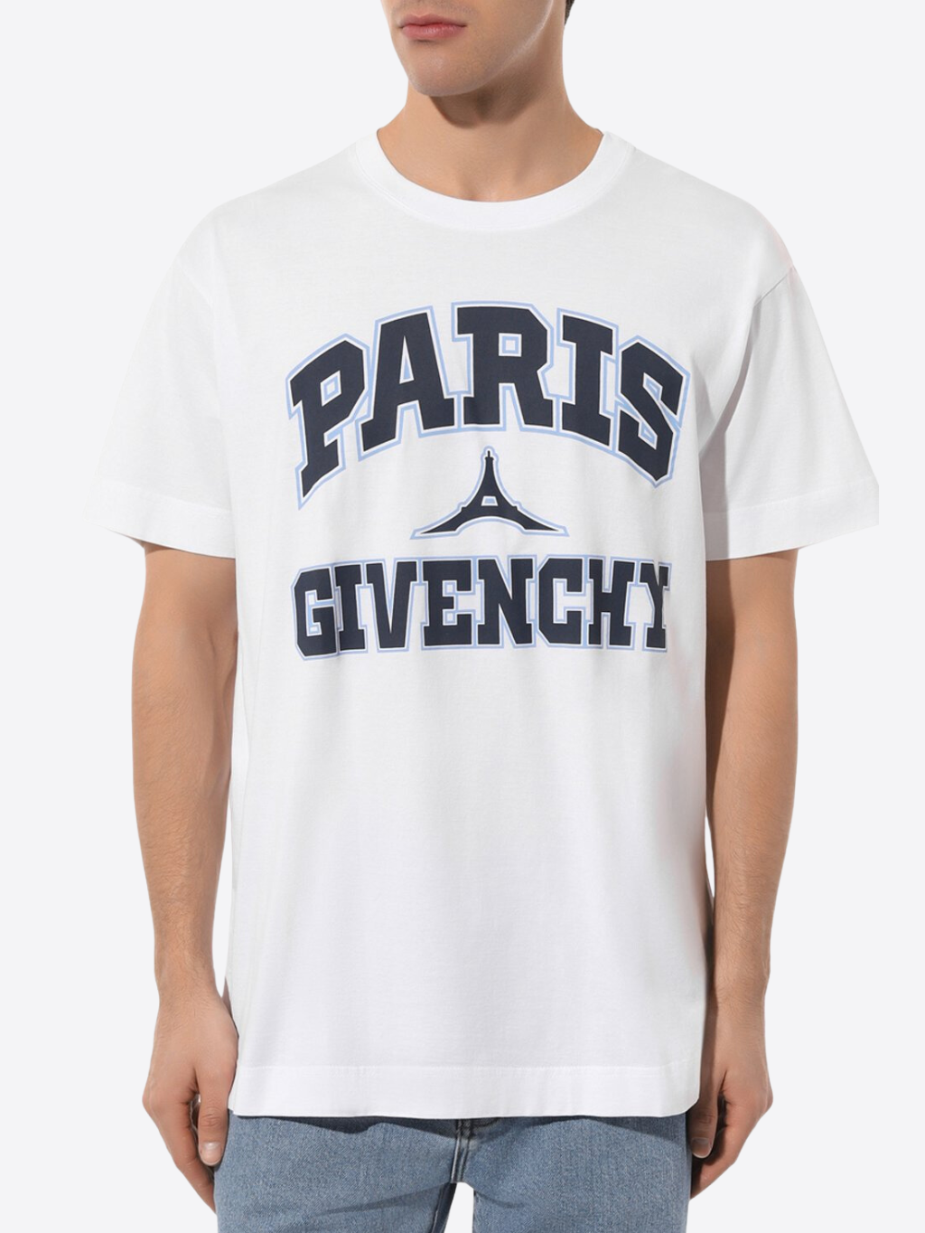 GIVENCHY Paris White tričko Veľkosť: M