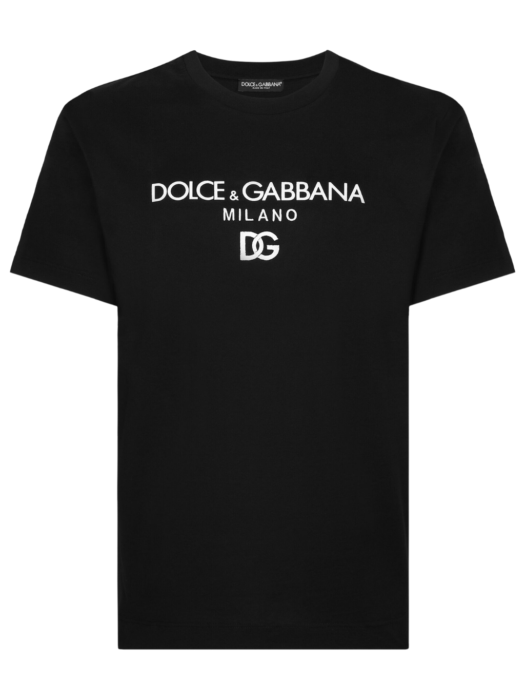 DOLCE & GABBANA DG Embroidery Black tričko XXL