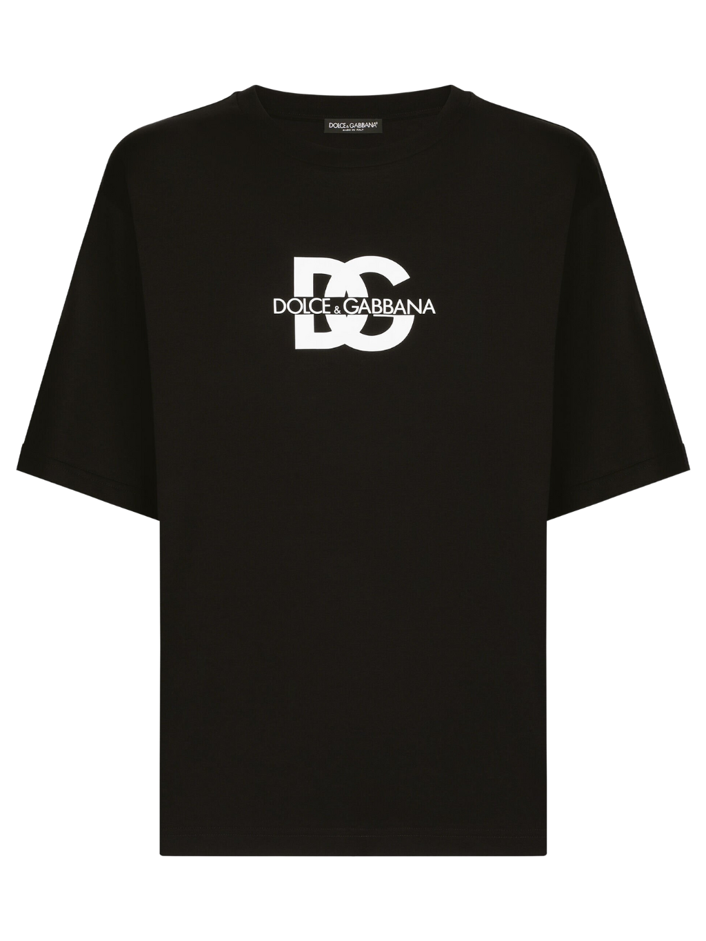 DOLCE & GABBANA DG Monogram Black tričko S