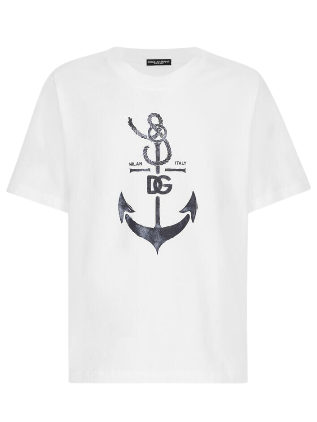 DOLCE & GABBANA Anchor White tričko S