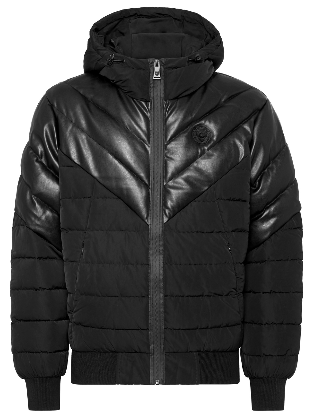 PLEIN SPORT Nylon Puffer Black bunda M