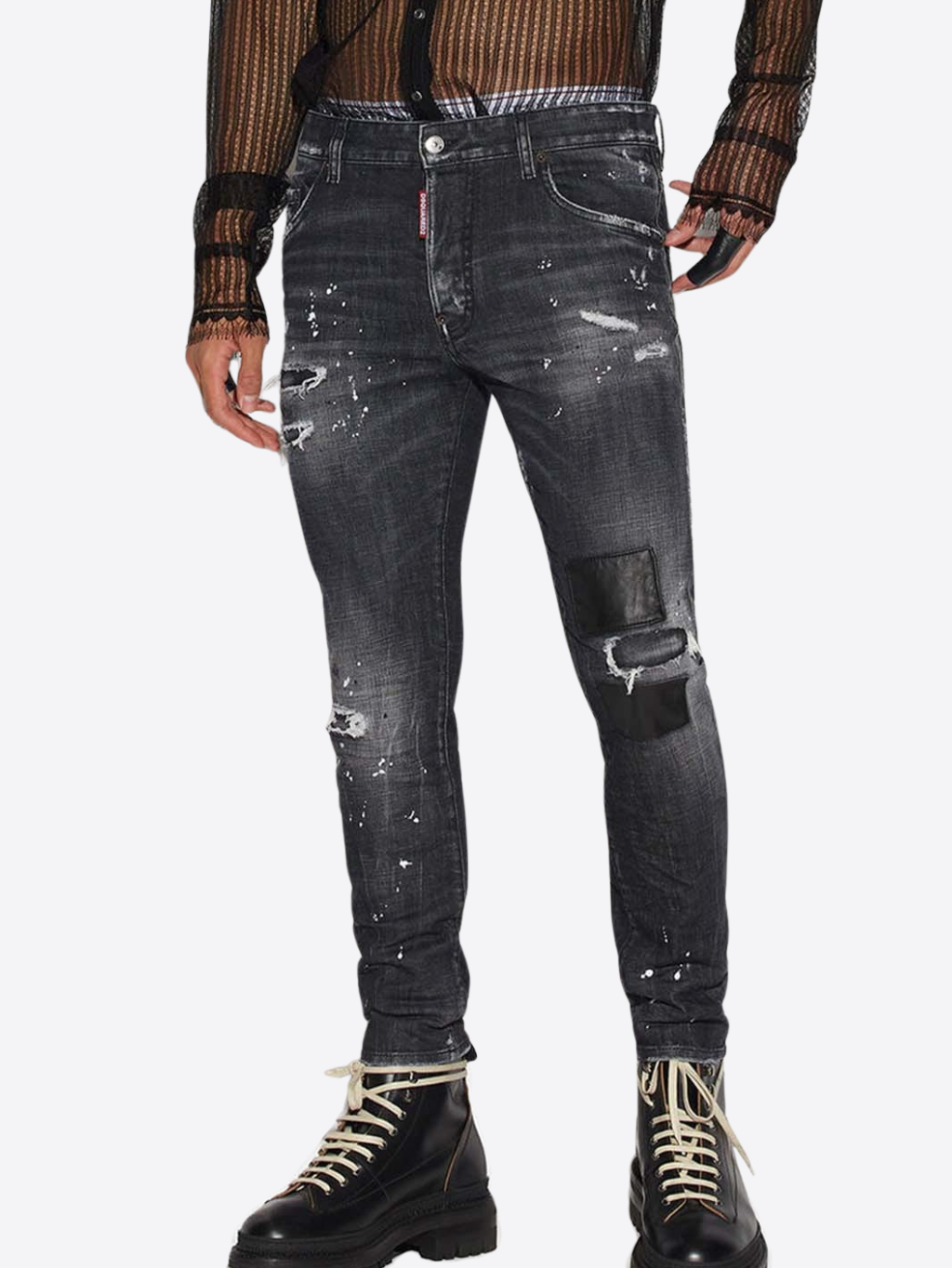 DSQUARED2 Skater Black rifle Veľkosť: XS