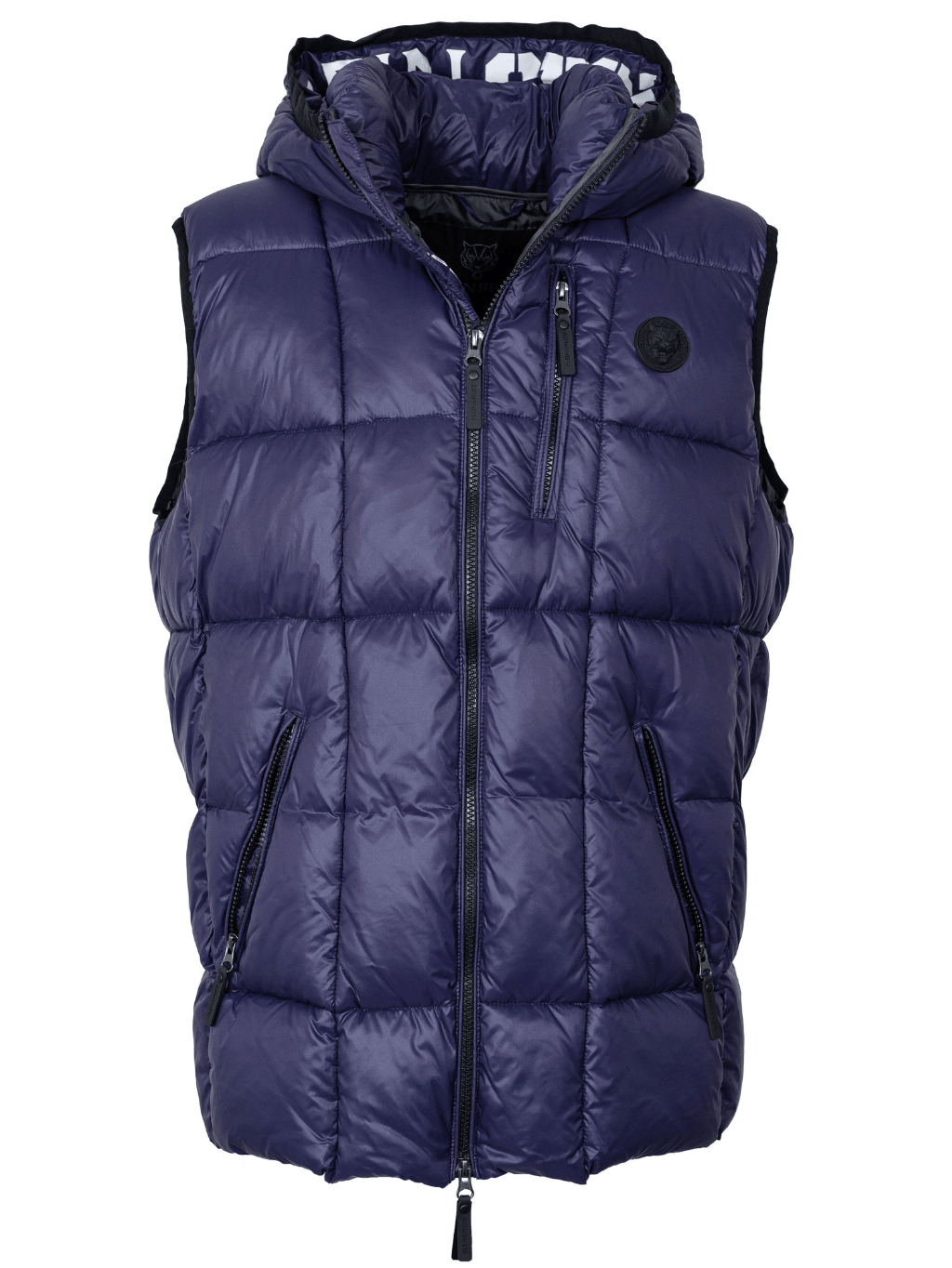 PLEIN SPORT Logo Navy Blue vesta XL