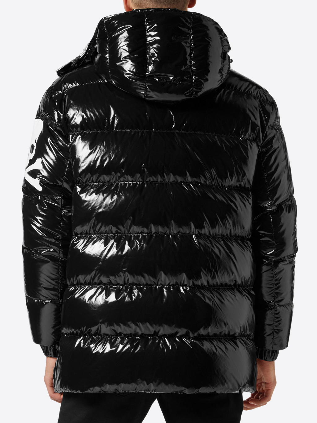 PHILIPP PLEIN Skull&Bones Black bunda Veľkosť: XL – Obrázok 3