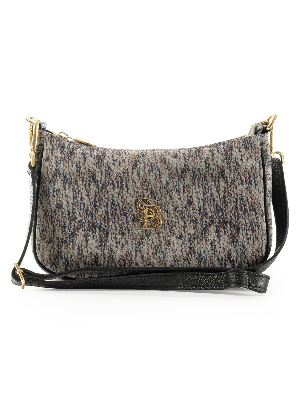 SARA BURGLAR Nice Lana Taupe crossbody kabelka