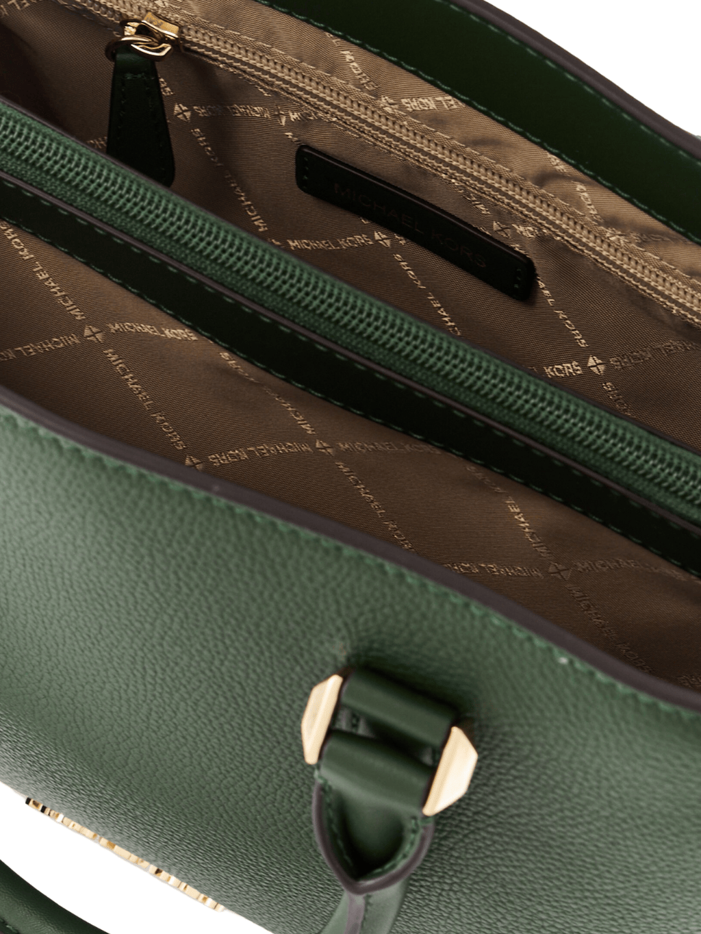 MICHAEL KORS Crosby Green kabelka – Obrázok 3