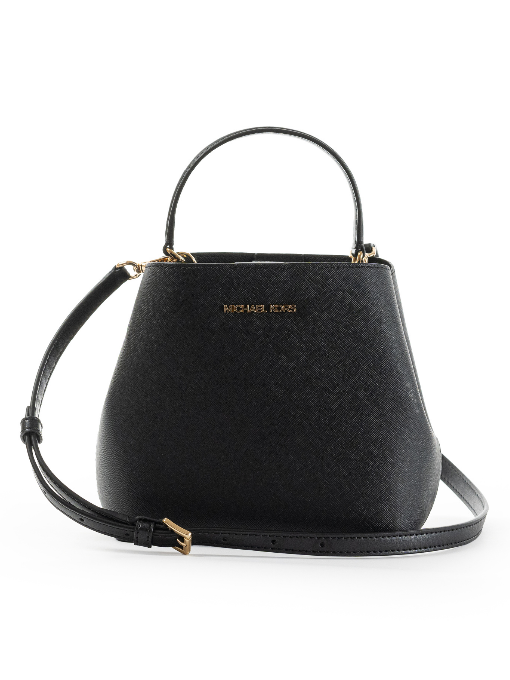 MICHAEL KORS Pratt Black crossbody kabelka