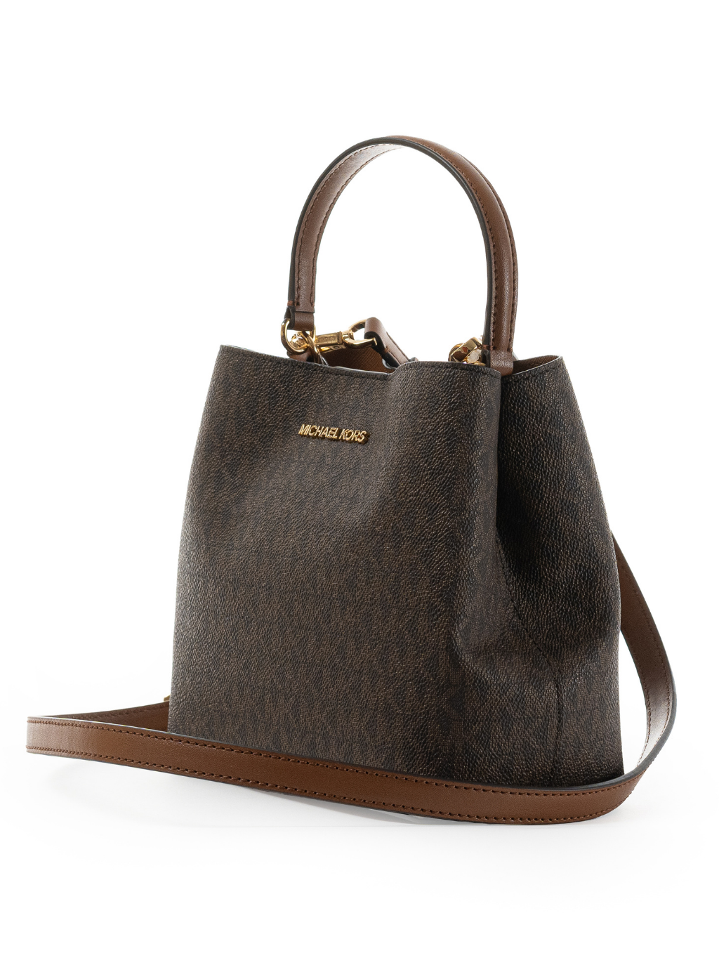 MICHAEL KORS Pratt Brown crossbody kabelka