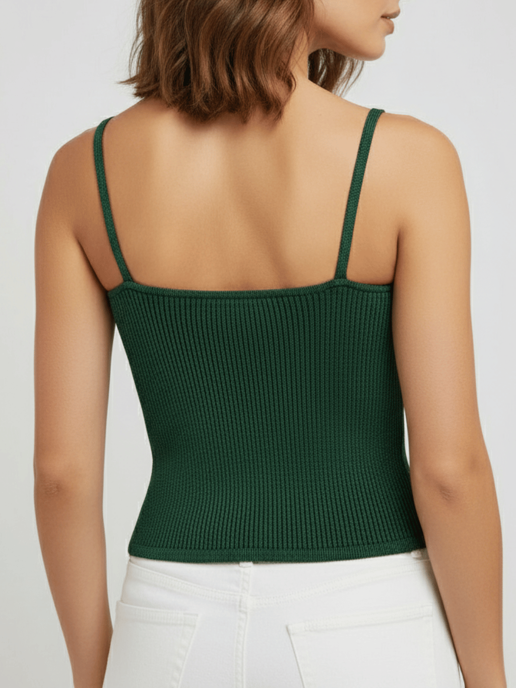 PINKO Emerald Green crop top Veľkosť: L – Obrázok 3