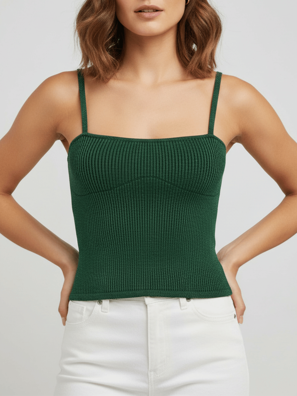 PINKO Emerald Green crop top Veľkosť: L