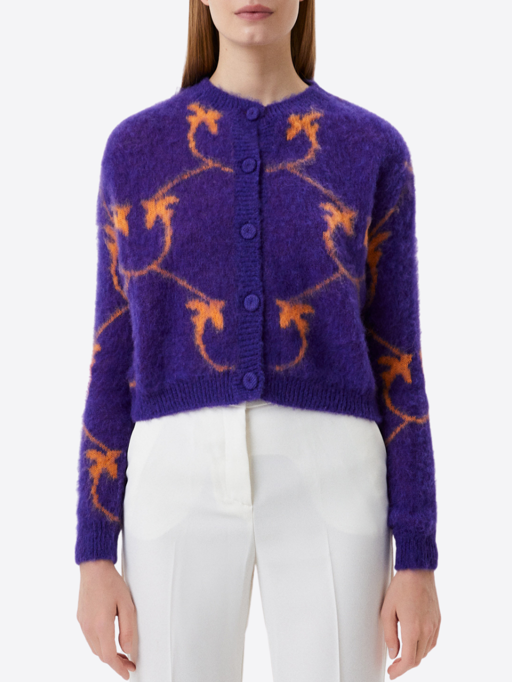 PINKO Alpaca Purple sveter Veľkosť: M