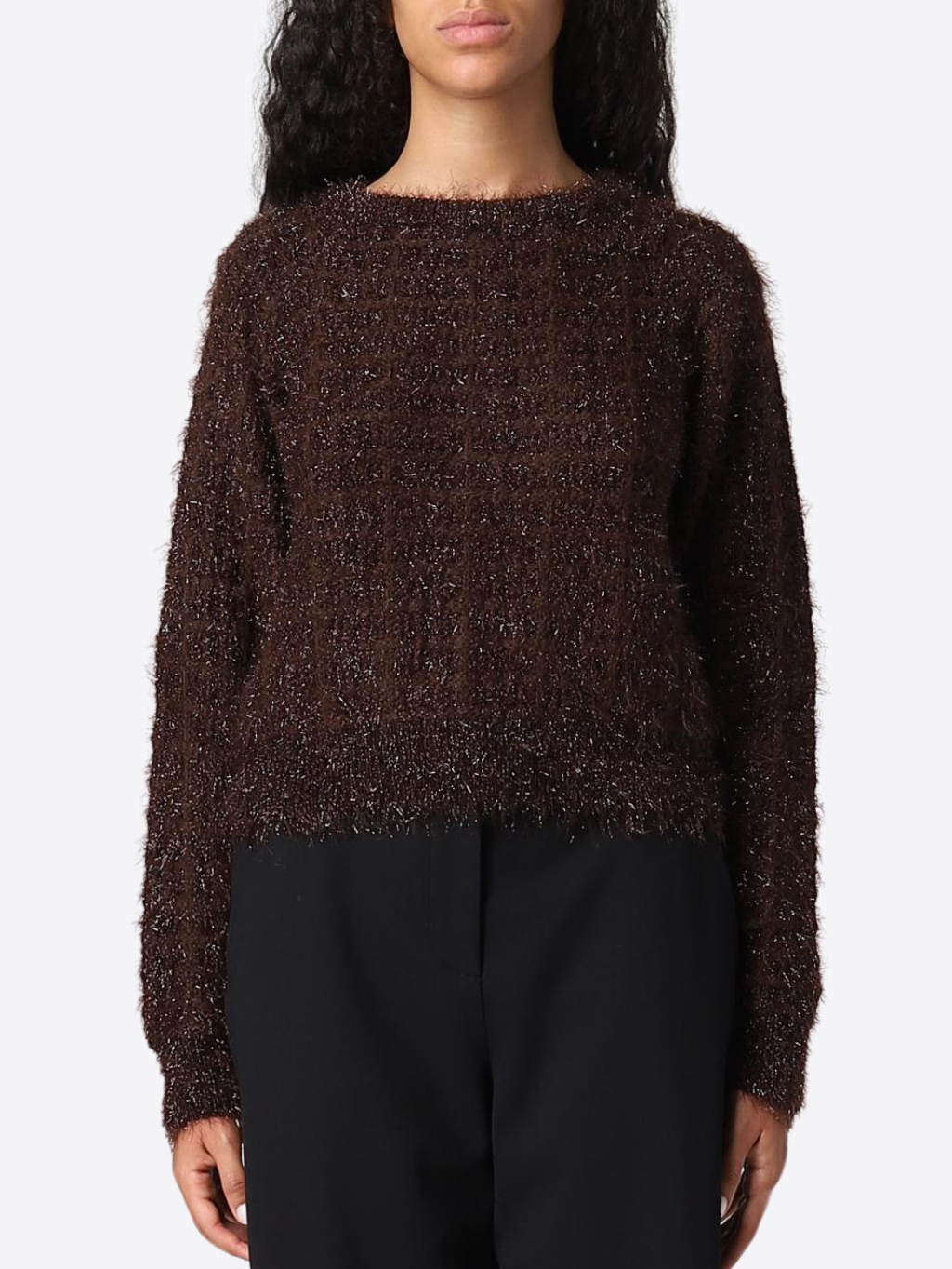PINKO Mojito Brown sveter XS