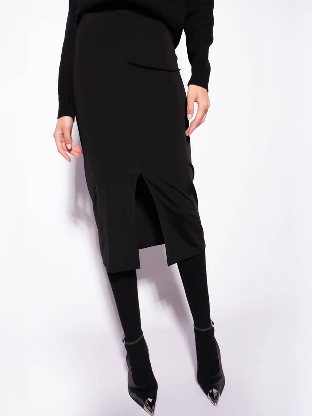 PINKO Elegant Black sukňa Veľkosť: S