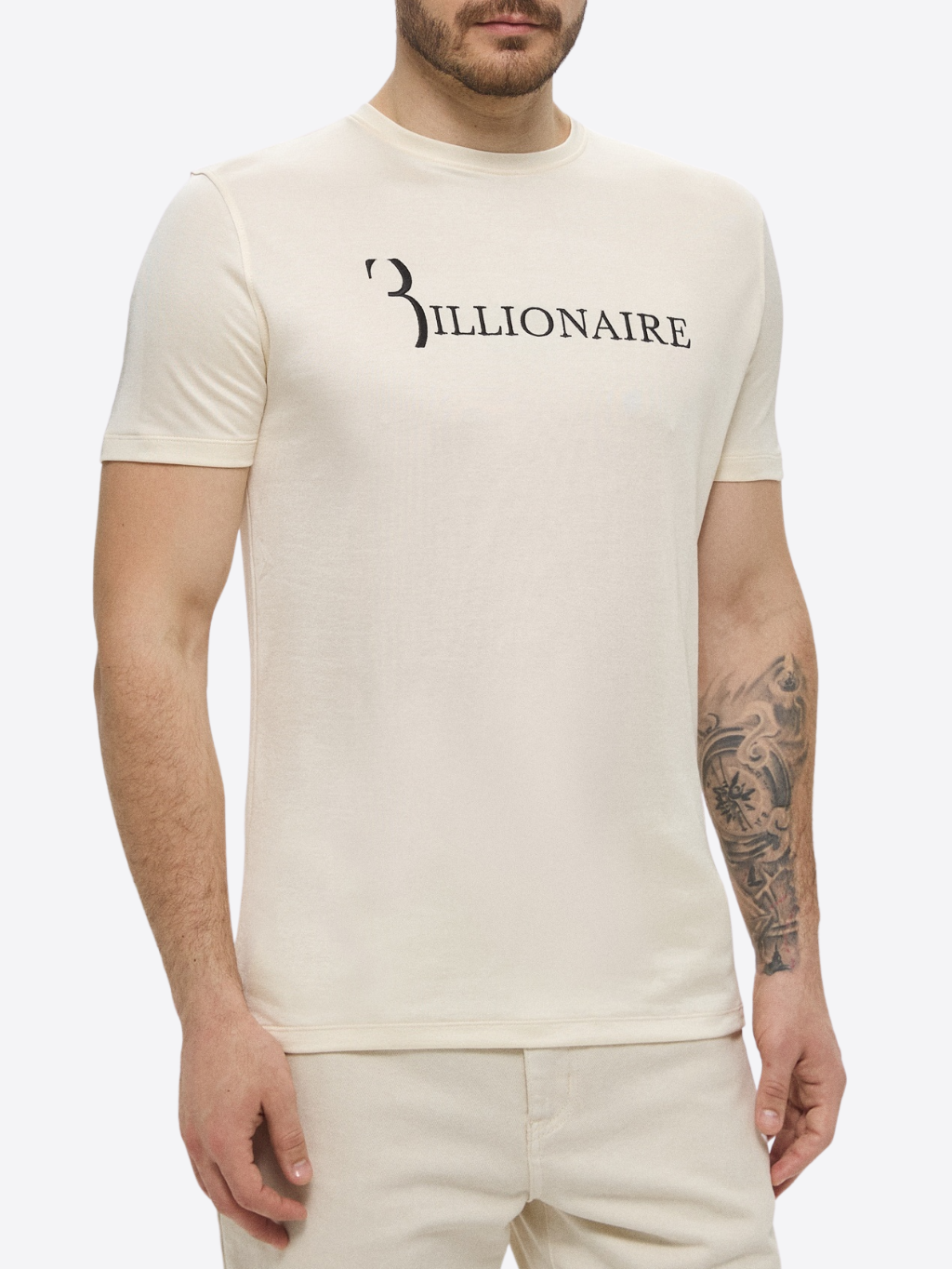 BILLIONAIRE Flavio Beige tričko 3XL