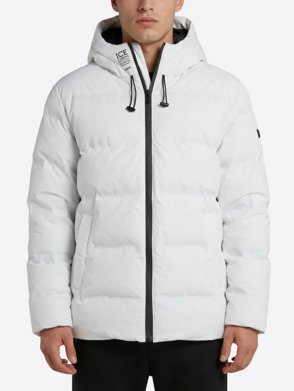 ICEBERG Giubotto White bunda Veľkosť: XL